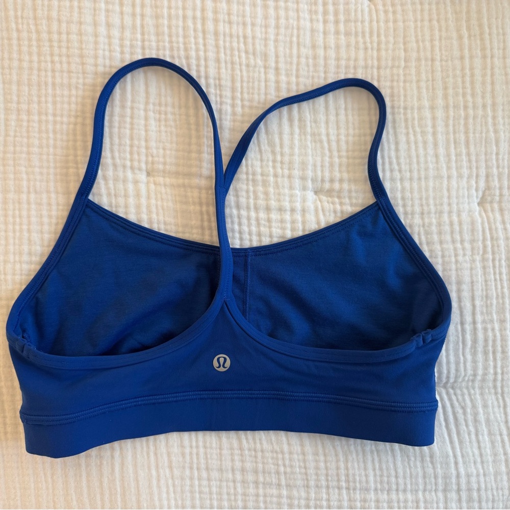 lululemon Flow Y Bra Nulu in Galactic Cobalt (Blue) - Picture 3 of 4